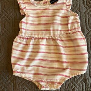 Andy & Evan Baby Girl Ruffle Bubble Romper